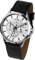 JACQUES LEMANS Herrenuhr Sydney Lederarmband massiv Edelstahl Chronograph 1-1542N