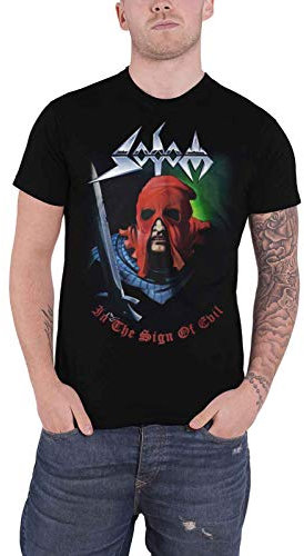 Sodom T Shirt In The Sign of Evil Album Cover Band Logo Nue offiziell Herren XL