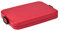 Mepal Lunchbox Take a Break flat – Nordic red – 900 ml Inhalt – Brotdose für die Laptoptasche – für bis zu 4 Butterbrote – spülmaschinenfest, ABS, 800 ml