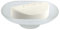 TrAdE Shop Traesio PIATTINO Ricambio Porta Sapone Ovale in Vetro Satinato 13CM Bagno Accessori