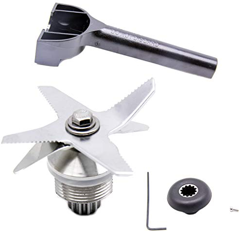 Blender Repair Kit Removal Tool with 6 Knife, Drive Socket, Replacement Part for Vitamix Blenders Allen Wrench for Vita-Mix Blade 5200 Series fit Standard Commercial 64 48 32 oz