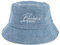 Blackskies® EOS Bucket Hat | Damen Herren Jeans Sonnenhut | Fischerhut aus Denimstoff | Sommerhut für Urlaub Hellblau