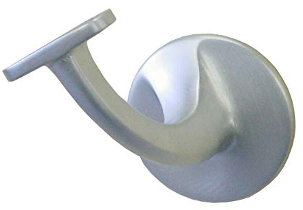 Treba-Frewa 130.00.0073 - B73 Wandhalter für Handlauf-Stangen - 2 Stück mit Edelstahloptik aus Aluminium - silbern