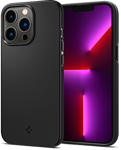 Spigen Thin Fit Case Compatible with iPhone 13 Pro - Black