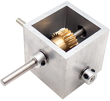 Toplionace Schneckengetriebe, 6/8mm Welle, 20 Zähne, 90 Grad rechtwinkliges Eckgerät (Verhältnis 1:20, 8-8MM Welle)