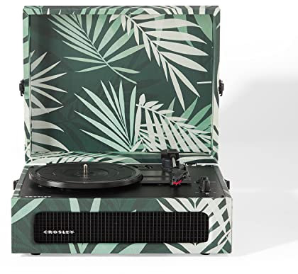 CROSLEY - Tocadiscos portátil Voyager Designer (verde botánico)
