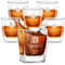 Maverton kit 6 bicchieri in vetro 250 ml - ideali per bourbon whiskey e drink - incisione personalizzata - bicchieri personalizzati - idea compleanno per uomo - pensiero special - cognome