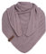 KNIT FACTORY - Dreiecksschal Sally - Damen Strickschal mit Wolle - Grob gestrickten Schal - Hochwertige Qualität - XXL Schal - 220x85 cm - Mauve