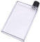 Firulab Bottiglia d'Acqua Piatta A5 Borraccia da Viaggio Portatile 350ml 480ml Plastica Creativa Bottiglia d'Acqua A5 A6 Tazza da Viaggio per attività Scolastiche Sport Campeggio Palestra All'aperto