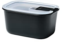 Mepal – Frischhaltedose EasyClip – Schüssel mit Deckel & Klickverschluss – Geeignet für Mikrowelle, Dampfgarer, Kühl- und Gefrierschrank – Luftdicht & auslaufsicher – 450 ml – Nordic black