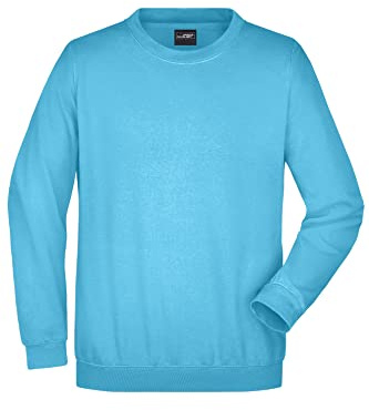 James & Nicholson Sweatshirt Rundhals - Klassischer Sweatpullover für Freizeit und Beruf