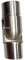 Embout Raccord Cardan Articulé inox A2 Satiné Pour Tube 42.4mm Epaisseur 2mm Garde Corps