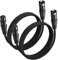 Shaevle XLR Microphone Cable Male to Female 3 Pin Nylon Braided for Studio Recording and Live Production (2M-2PACKS)