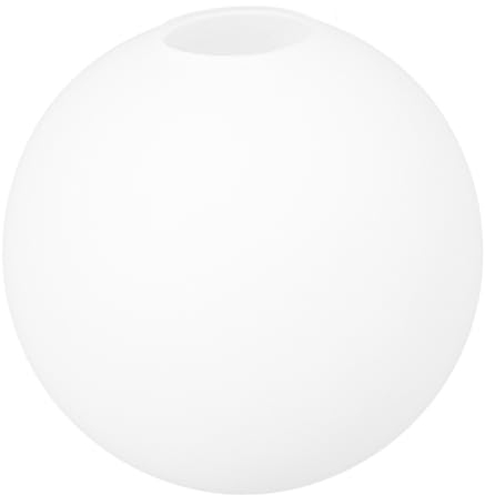 jojofuny Milchglas Kugel Lampenschirm 10cm Ersatzglas 3cm ÖFfnung, WeißEr Glaskugel Lampenschirm FüR Deckenleuchte, Pendelleuchte, Wandleuchte, Heimdekoration