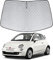 Parasol para Parabrisas Reemplazo para 500 2007-2024, Plegable Parasol para Parabrisas de Coche, Parasol para Parabrisas Delantero para Bloquear El 102% de Los Rayos UV
