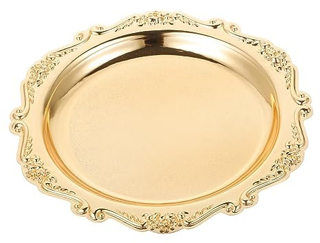 TOPBATHY Kuchenform aus Eisen essteller metall Servierplatten und Tabletts für Partys getränke couch tisch Schaukästen für Schmuck Servierplatten für Unterhaltung luxuriös