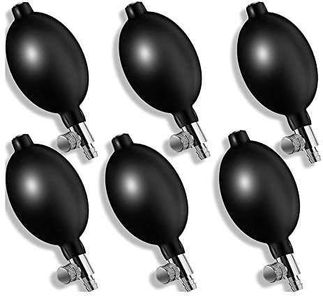 Yheonver 6 Pieces Blood Pressure Bulb Adjustable Hand Squeeze Pump Manual Sphygmomanometer Bulb