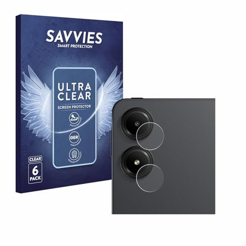 savvies Protection Ecran pour Xiaomi Redmi Pad Pro 5G (Caméra UNIQUEMENT) 6 Pièces - Film Protection Ultra Clair