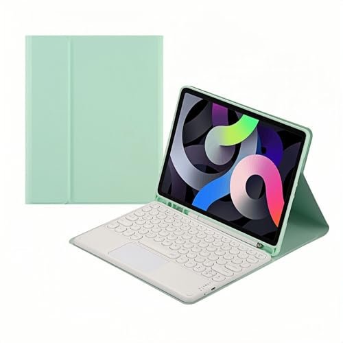 Custodia con tastiera per Samsung Galaxy Tab S8 11 pollici 2022, Tab S7 11 pollici 2020 Tablet tastiera staccabile, completamente avvolto custodia in pelle con built-in portapenne