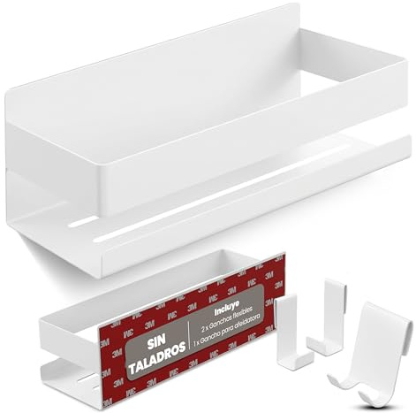 LIEBHEIM Estanteria Baño - Estanteria Ducha - Estante Baño - Cesta Ducha