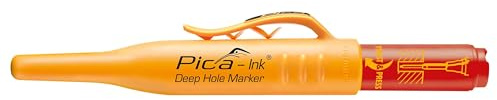 Pica INK Red Marker Pen for Deep Holes Precision Fine Tip 150-40