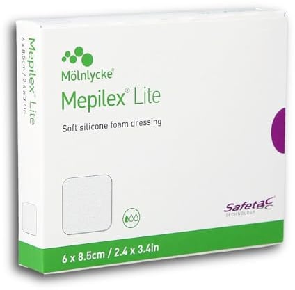 MEPILEX Lite Schaumverband 6x8,5 cm steril 5 St