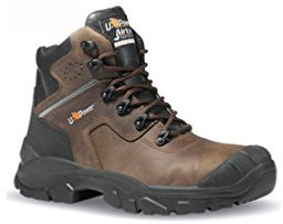 U-Power - Chaussures de sécurité hautes sans métal GREENLAND UK - Environnements humides - S3 SRC 40 Marron