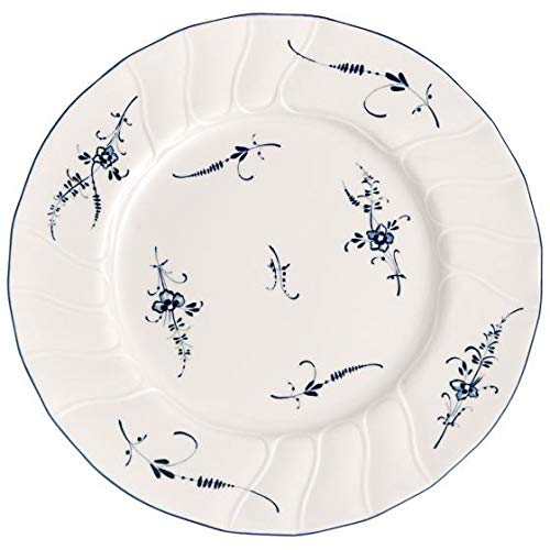 Villeroy & Boch Vieux Luxembourg Assiette, Porcelaine, Blanc, 29,2 x 29,2 x 8,5 cm, 6 unités de