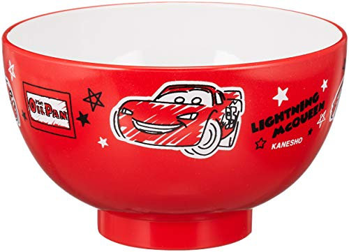 Disney Pixar Cars 707537 Flash McQueen Bol à soupe peint Rouge Diamètre 10,5 cm
