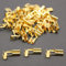 100 pezzi piatta capicorda cavo scarpa unisoliert Blank angolo ad angolo retto 90 gradi 2,8 mm 4,8 mm 6,3 mm