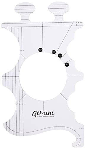 Gemini Gemini-6-in-1 Quilting Pattern Guide-Set 1, One Size