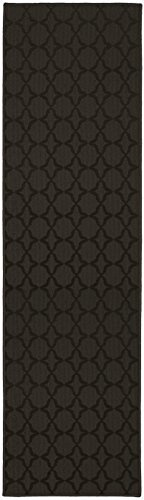 Garland Rug Sparta Area Rug, 3-Feet by 8-Feet, Mocha
