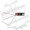 Din A4 Bogen 30x21cm 621/631 Plotterfolie Folie Vinyl Autofolie (010 Weiß, 10er Set 621 Glanz)