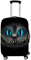 Surwin 3D Reise Kofferschutzhülle Waschbare Reisetasche Kofferbezug Elastisch Kofferhülle Gepäck Cover Reisekoffer Hülle Schutz Bezug Schutzhülle (Schwarze Katze,L (26-28 Zoll))