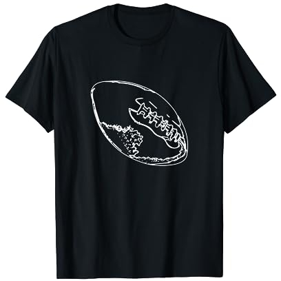 American Football Ball Skizze Footballspieler T-Shirt