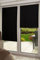 K-home 542890-30 Klemmfix Rollo Verdunklung, Schwarz, 100 x 200 cm (B x L)