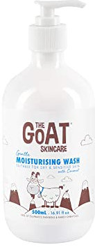 The Goat Skincare Pure Goat's Milk Body Wash with Coconut, Suitable for the Whole Body to Cleanse and Moisturise Dry, Itchy and Sensitive Skin 500ml