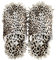 xigua Zapatillas de limpieza de microfibra atractivas con estampado de leopardo pequeño lavable para mopa para hombres/mujeres, limpiador de polvo para pisos de casa, talla M