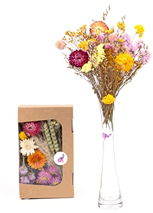 Kunstharz.Art Echte & natürliche getrocknete Blumen als Geschenk zum Muttertag & Ostern, zum Basteln mit Resin oder Osterdekoration, Blüten und Trockenblumen Set, Gastgeschenk für Hochzeit (Natur)