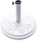 Relsy White Stone 9KG Parasol Base For Patio Furniture Parasol Umbrella Stand, Resin Parasol Bases Heavy Duty Garden Parasol 46cm Diameter For 2M Garden Umbrella Holder - 02