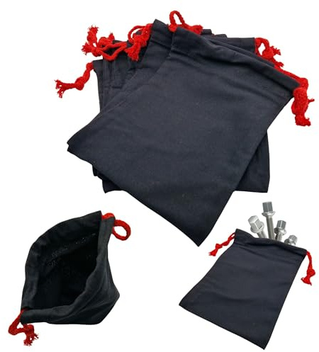 NAAA 10x Bolzensack Schrauben Radschrauben Tasche Beutel Aufbewahrungsbeutel 21x15