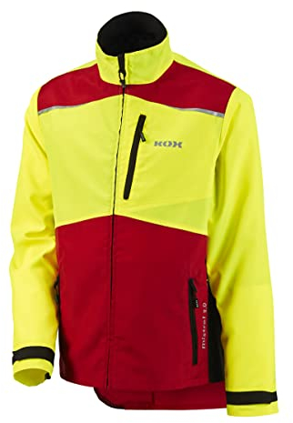 KOX Forstjacke Mistral 3.0 Rot/Gelb Gr. S