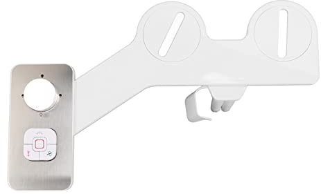 Bidet-Aufsatz für Toilette, Nicht Elektrischer Bidet-Toilettensitz-Aufsatz mit Selbstreinigender Doppeldüse, Einstellbarer Wasserdruck, Bidet-Toiletten-Aufsatz