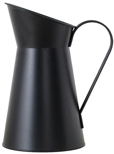 YARNOW Eisenvase Vintage-Blumenvasen Aus Metall Mit Griff Verzinkte Blumenvase Blumenvasen Dekorative Große Vase Für Blumen Gartengießkanne Bewässerungsmilchkännchen Vase