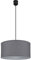 GLOBO LIGHTING LED Hängeleuchte Pendellampe Esszimmerleuchte Deckenlampe Wohnzimmerleuchte, Metall Textil anthrazit, 1x E27 LED warmweiß, D 40 cm