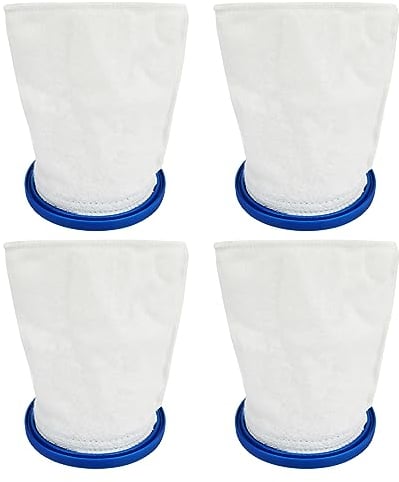 Micro-Filterbeutel, X-treme mehrlagige Filterbeutel passend für Pool Blaster Max, iVAC C2, iVac 250, Volt FX-4, Catfish Ultra und Jacuzzi JPV200 Handstaubsauger – 4 Stück