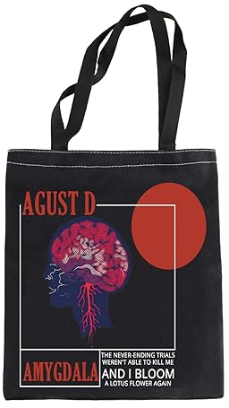 K-POP Musik-Einkaufstasche I Bloom A Lotus Flower Again, wiederverwendbare Tasche, Südkorea Star Fans Geschenk, Anzeige, Medium