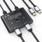 USB Typ-C Switch 2 in 1 Out / 1 in 2 Out, Bidirektionaler USB-C Umschalter für 2 Laptops mit USB-C-Anschluss, unterstützt 4K@120Hz, 8K@60Hz Video/10 Gbit/s Datenübertragung