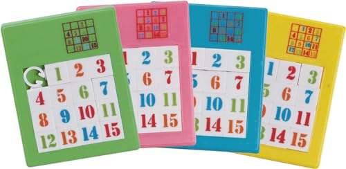 Ameisenkeks® Schiebepuzzle Zahlen Ziffern - 4 Stück