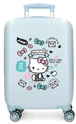 Hello Kitty, Bleu Clair, 33cm x 50cm x 20cm, Petite Valise